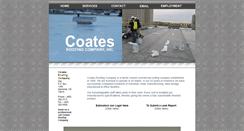 Desktop Screenshot of coatesroofing.com